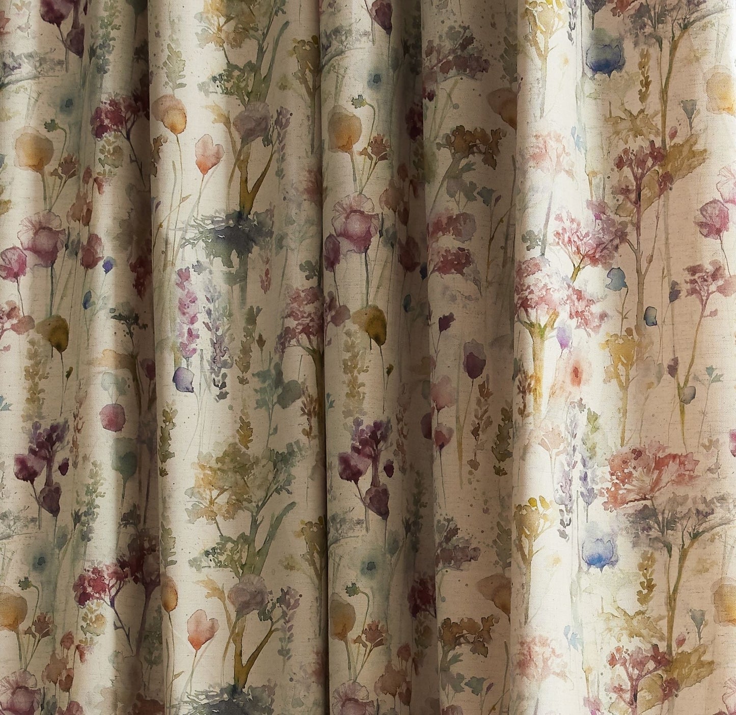 Ilinizas Pencil Pleat Curtains - Poppy