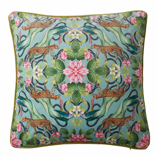 Menagerie Cushion - Aqua