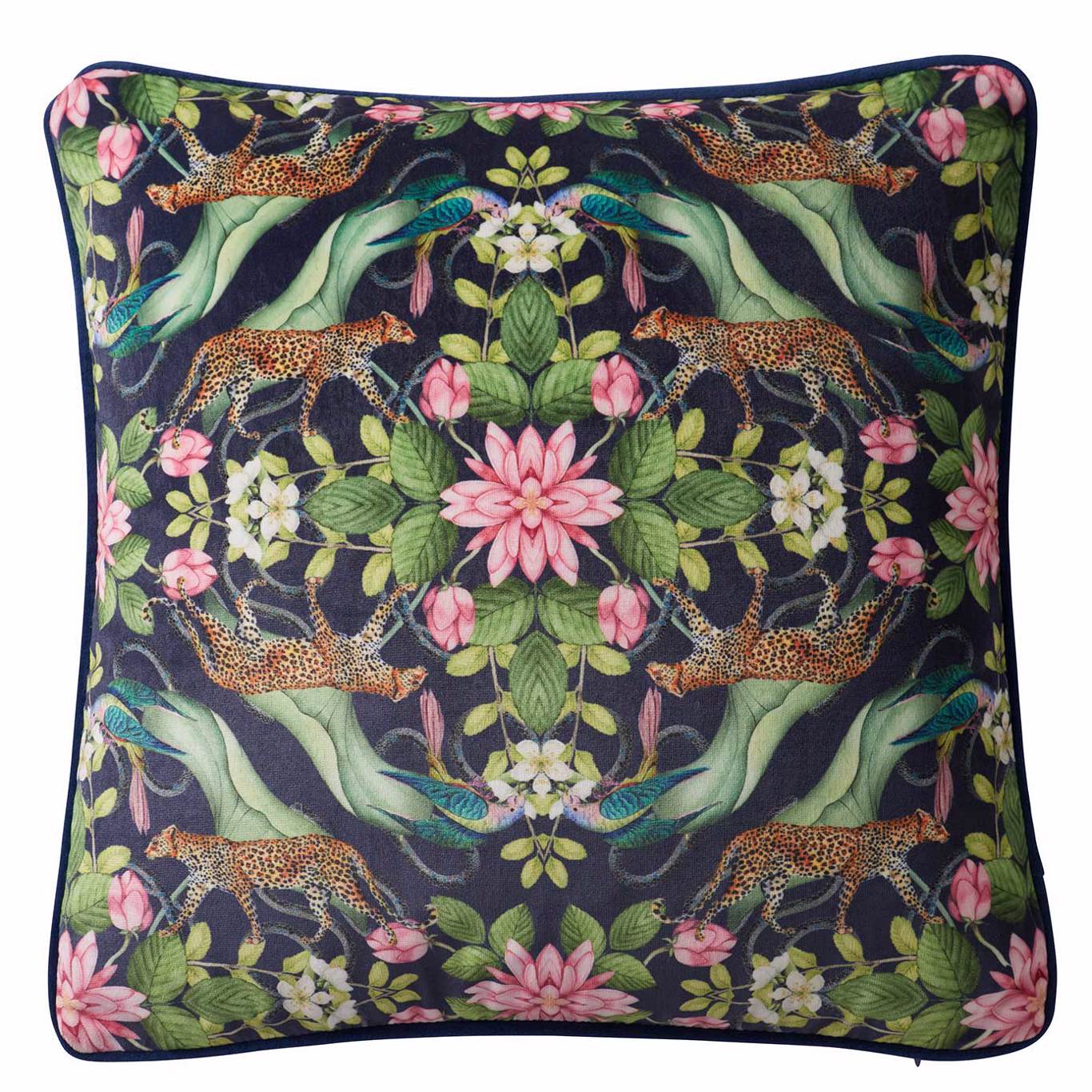 Menagerie Cushion - Midnight