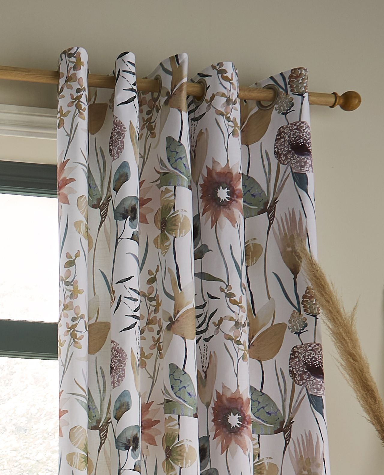 Oceania Pencil Pleat Curtains - Sandstone