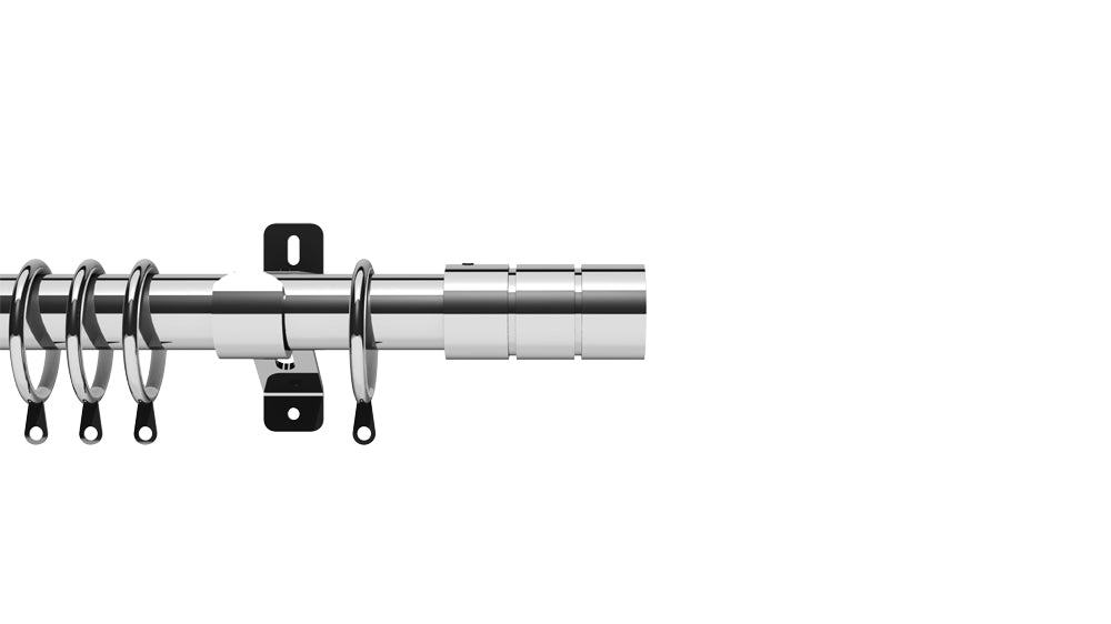 Swish Elements 28mm Chrome Complete Pole Set