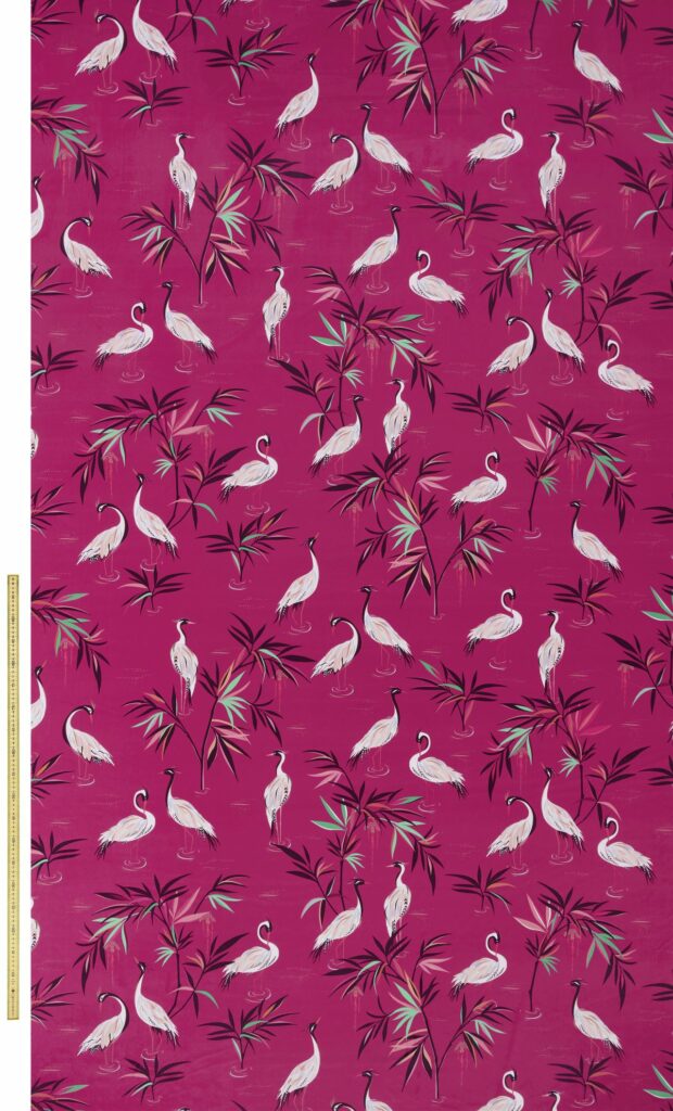 Heron Velvet Fabric