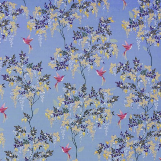 Hummingbird Velvet Fabric