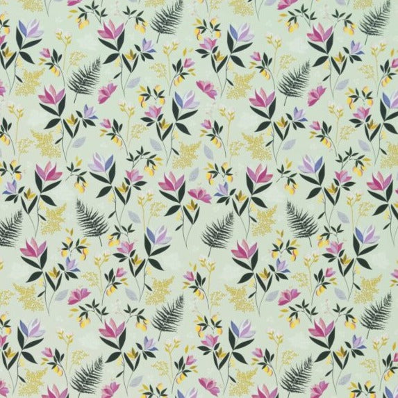 Orchard Floral Sateen Fabric