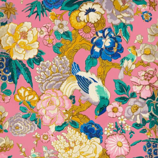 V&A Love Birds Fabric