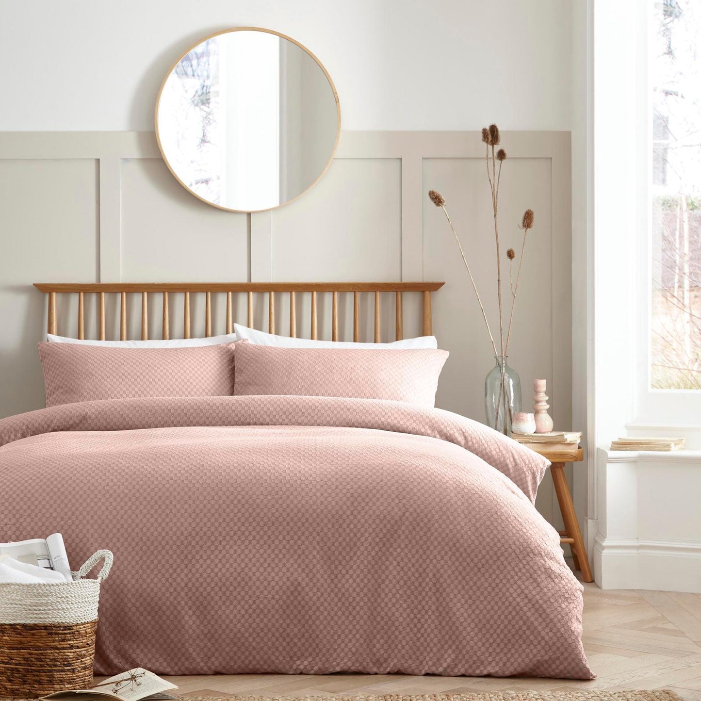 Santos Duvet Cover Set - Blush