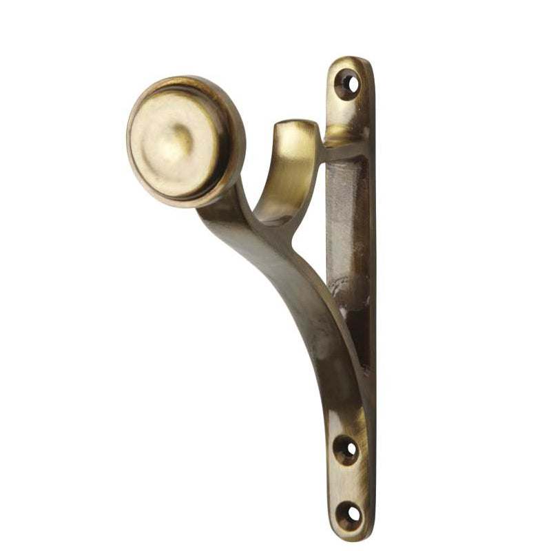 Antique Brass Metal End Bracket Pk1