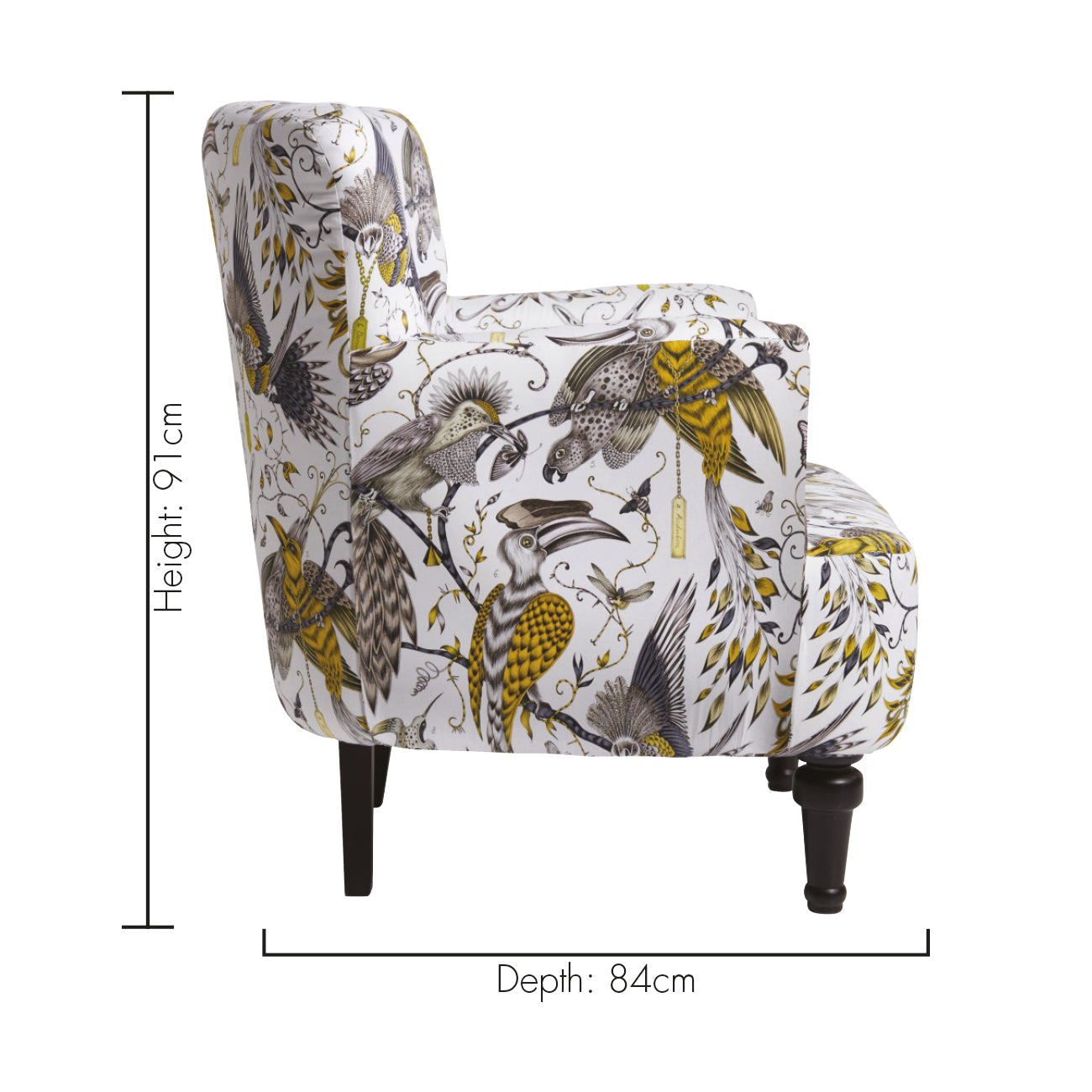 Dalson Chair - Audubon Gold