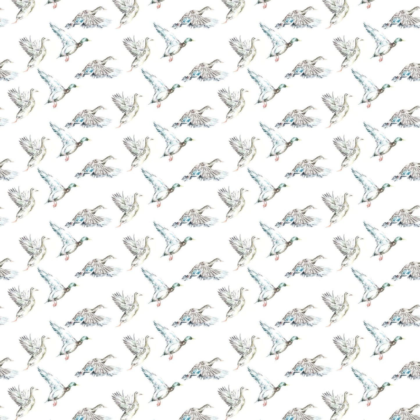 Flying Ducks Fabric