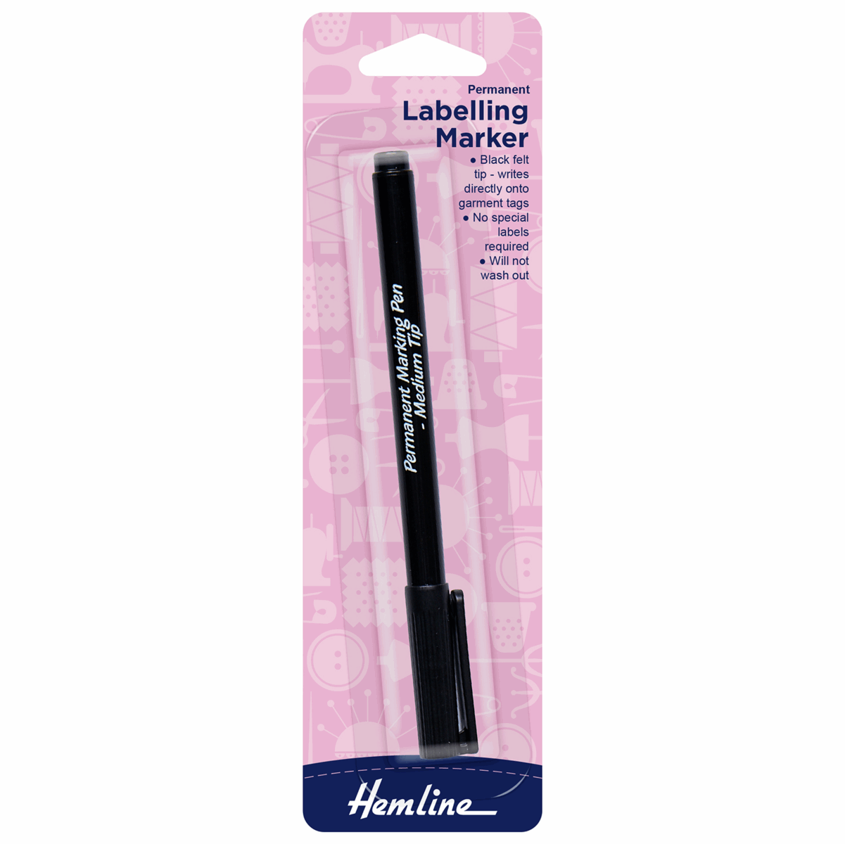 Permanent Labelling Pen: Felt Tip