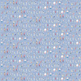 Alphabet People Fabric