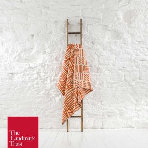 Langley Recycled Cotton Throw - Russet