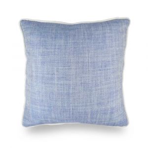 Filey Small Textured Cushion - Cobalt