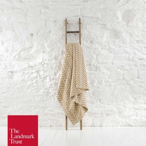 Warden Recycled Cotton Throw - Parchment