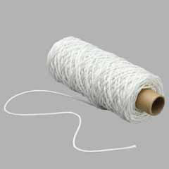 2mm White Plaited Nylon Cord